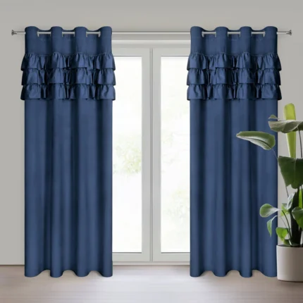 Zasłona gotowa Sami 140 X 250 CM granatowy