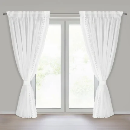 Firana gotowa Larisa na Taśmie 140 X 270 CM biały