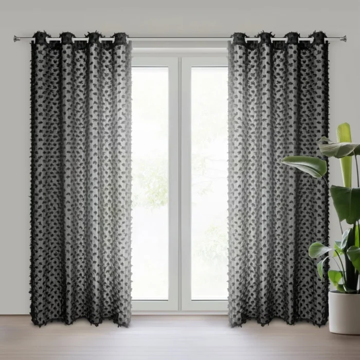 Zasłona gotowa Aurelia 135 X 250 CM czarny