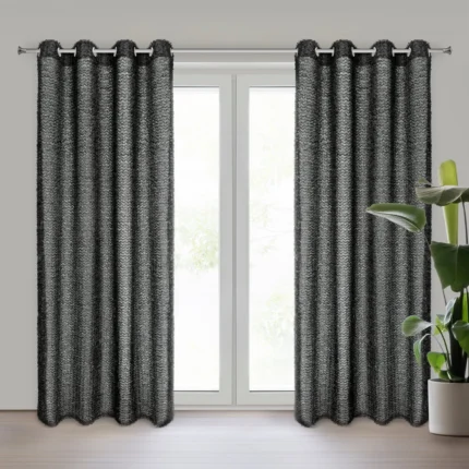 Zasłona gotowa Tiffany 135 X 250 CM czarny