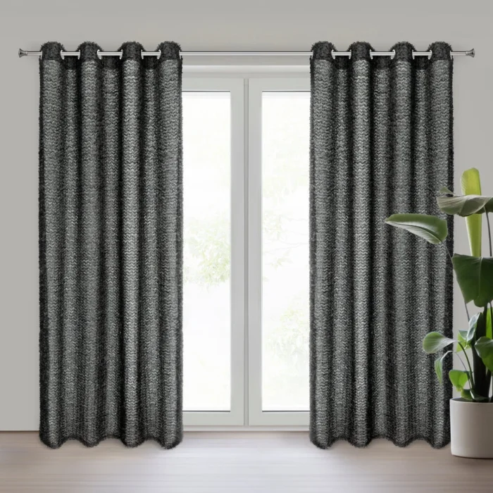 Zasłona gotowa Tiffany 135 X 250 CM czarny