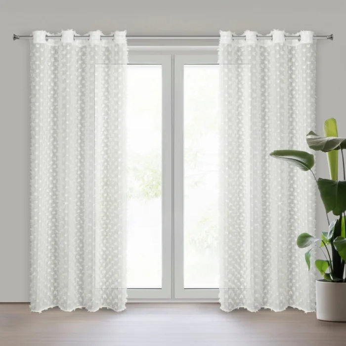Zasłona gotowa Aurelia 135 X 250 CM kremowy