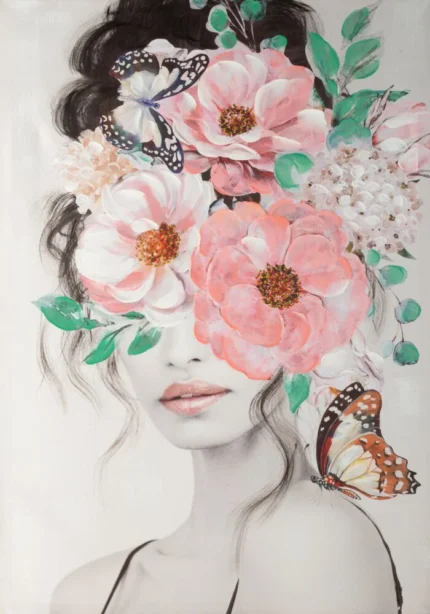 Obraz 461a 70 X 100 CM różowy