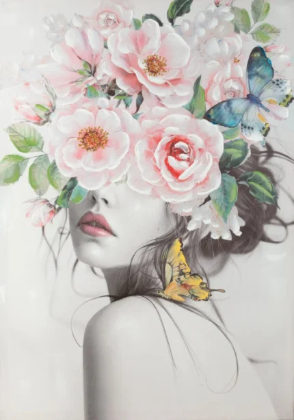Obraz 461b 70 X 100 CM różowy