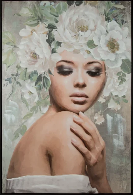 Obraz 573b 80 X 120 CM popielaty