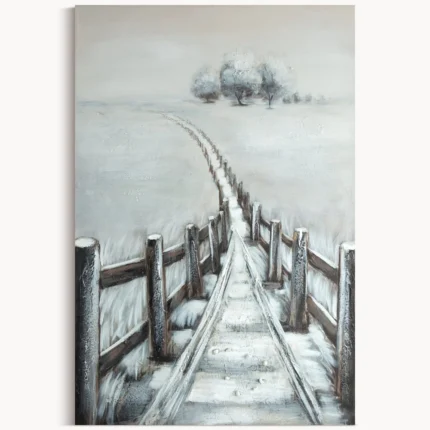 Obraz 653b 80 X 120 CM szary