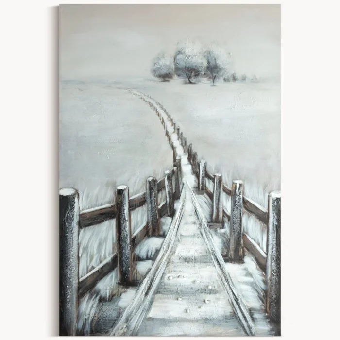 Obraz 653b 80 X 120 CM szary