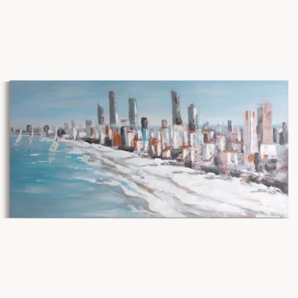 Obraz 654 140 X 70 CM niebieski