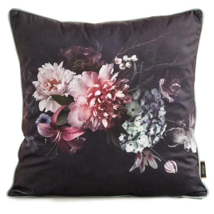 POSZEWKA SI/PO/VELVET/21 45X45 CZAR+BORD