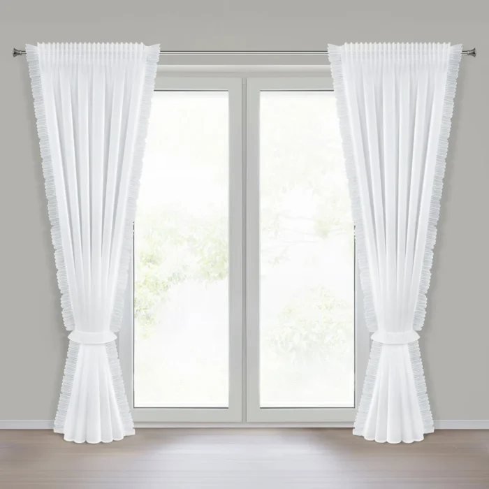 Firana gotowa Kathy na Taśmie 140 X 270 CM biały