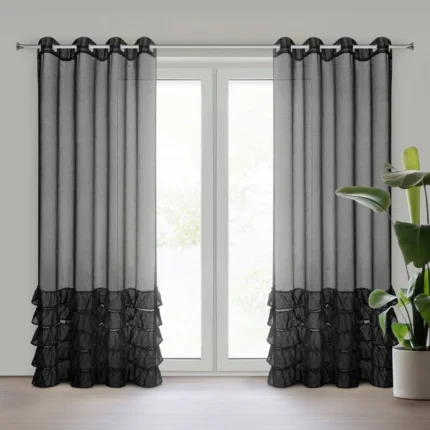 Firana gotowa Dani 1 140 X 250 CM czarny