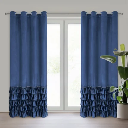 Zasłona gotowa Carli 140 X 250 CM granatowy