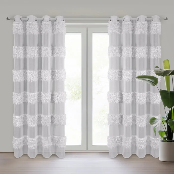 Firana gotowa Margaret 140 X 250 CM srebrny