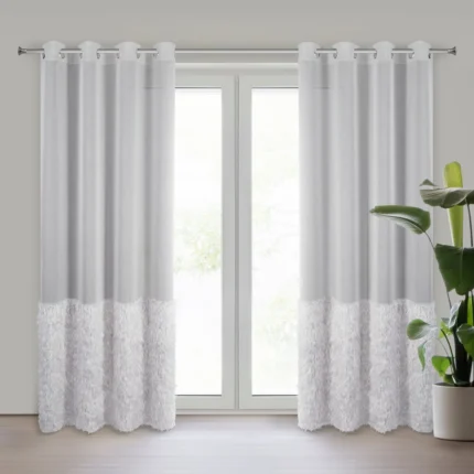 Firana gotowa Margaret2 140 X 250 CM srebrny