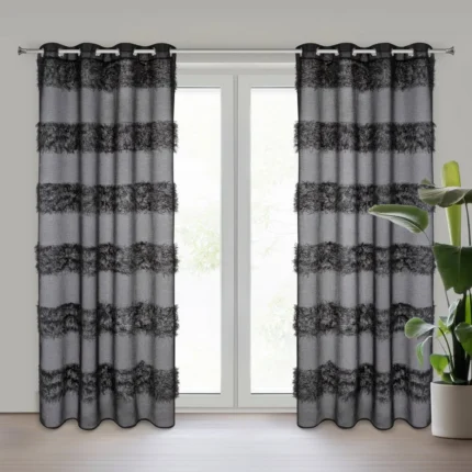 Firana gotowa Margaret 140 X 250 CM czarny