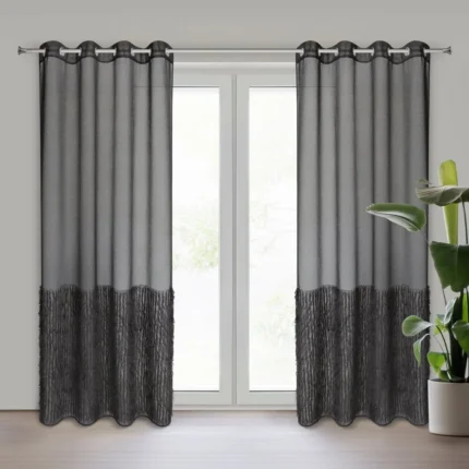 Firana gotowa Margaret2 140 X 250 CM czarny