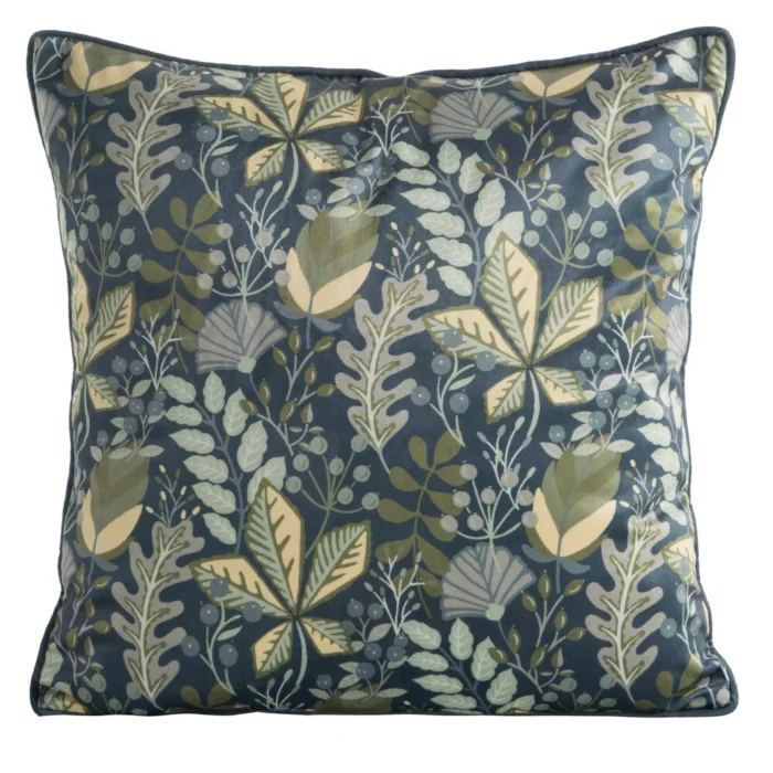 Poszewka Velvet107 45 X 45 CM granatowy