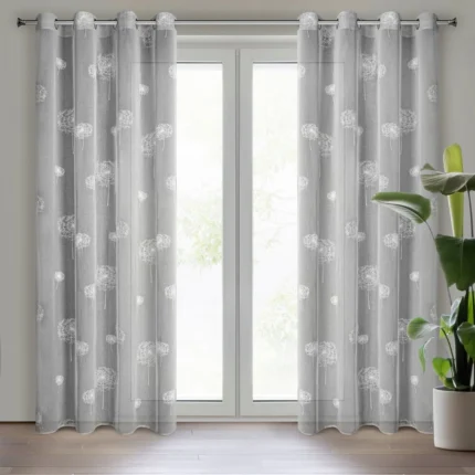 Firana gotowa Sabine 140 X 250 CM stalowy