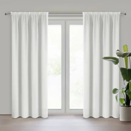 Firana gotowa Rossi na Taśmie 135 X 270 CM biały