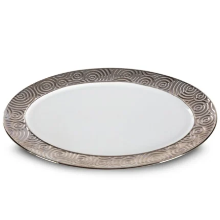 CERAMIKA - PATERA C/ALTEA/PAT/02 34X25X3 SREB+B