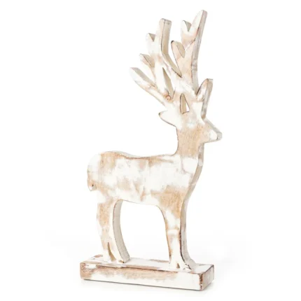 Figurka Świateczna 146 18 X 5 X 37 CM jasnobrązowy