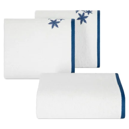 Ręcznik Świateczny Carol01 70 X 140 CM biały