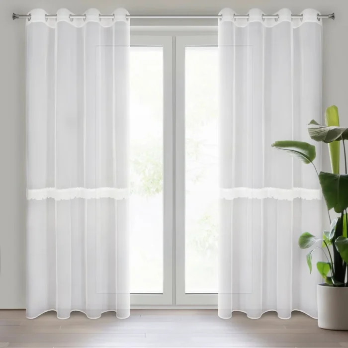 Firana gotowa Sofi 140 X 260 CM biały