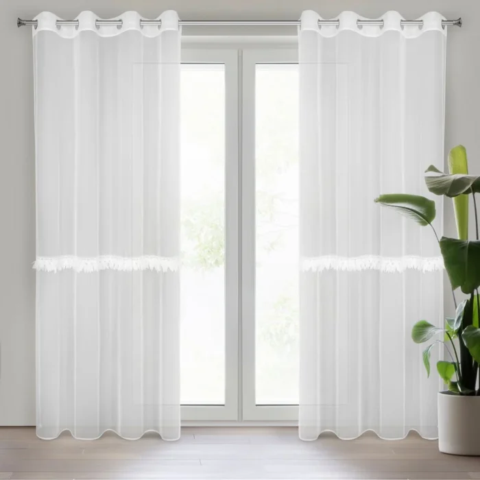 Firana gotowa Sylvi 140 X 260 CM biały
