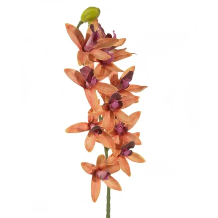 Kwiat Natu 369 10 X 76 CM pomarańczowy