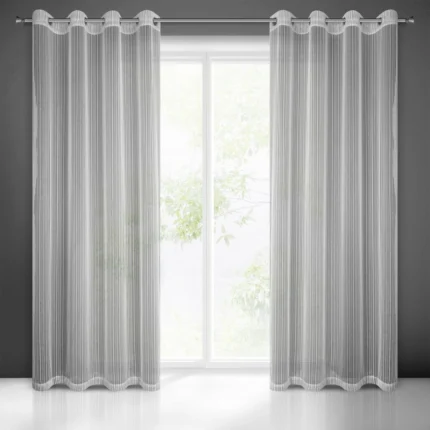 Firana gotowa Noelia 140 X 250 CM srebrny