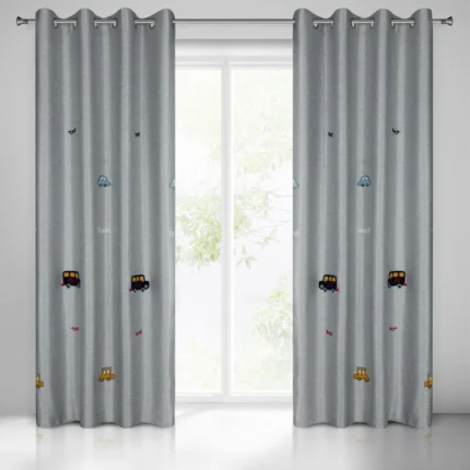 Zasłona gotowa Alvin 140 X 250 CM srebrny