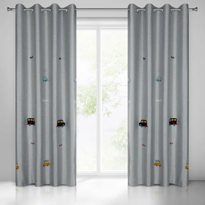 Zasłona gotowa Alvin 140 X 250 CM srebrny