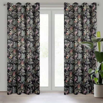 Zasłona gotowa Becky 140 X 250 CM czarny