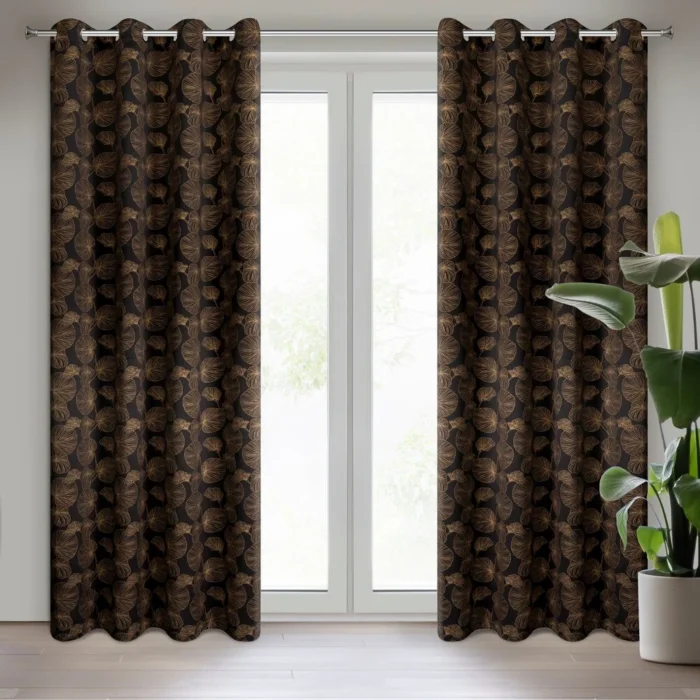 Zasłona gotowa Marigold 140 X 250 CM czarny