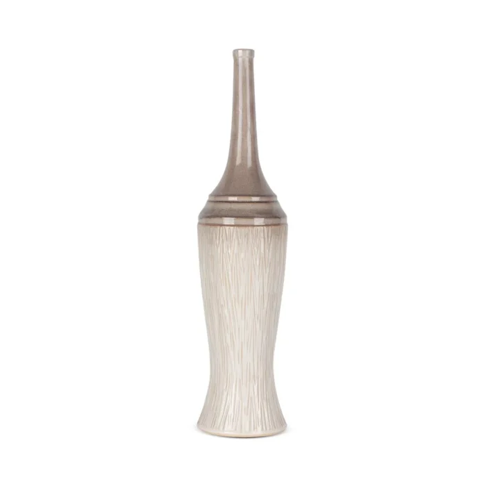 CERAMIKA - WAZON C/ROSINA/WAZ/01 16X16X66 K+BRĄZ