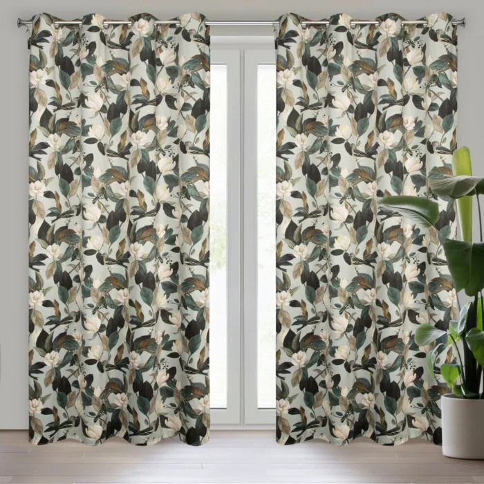 Zasłona gotowa Eleni 140 X 250 CM oliwkowy