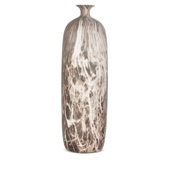 CERAMIKA - WAZON C/MARIKA/WAZ/01 15X15X63 K+BRĄZ