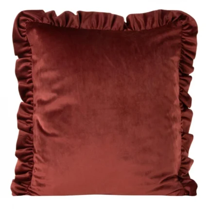 Poszewka Velvet25K 45 X 45 CM bordowy