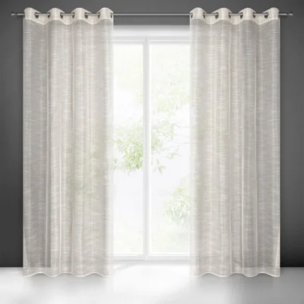 Firana gotowa Rachel 140 X 250 CM naturalny