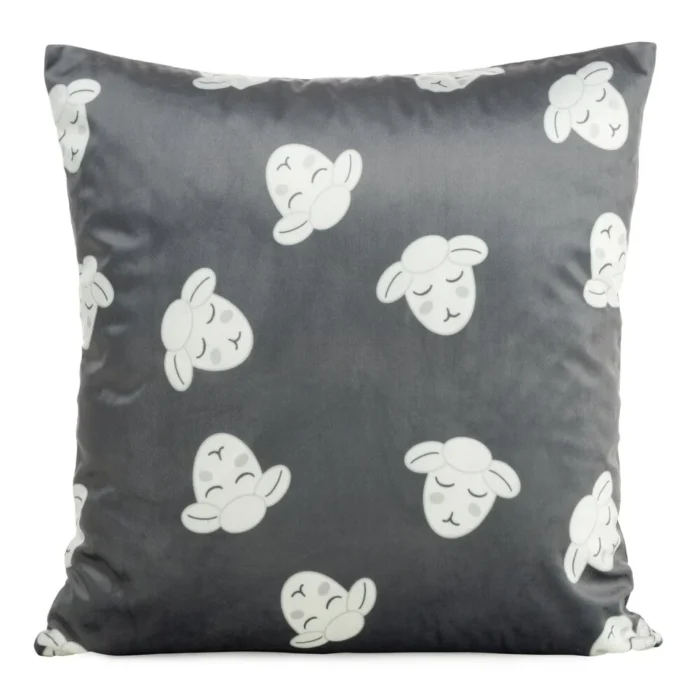 Poszewka D91/po/kids/1c 45x45 Velvet/stal stalowy