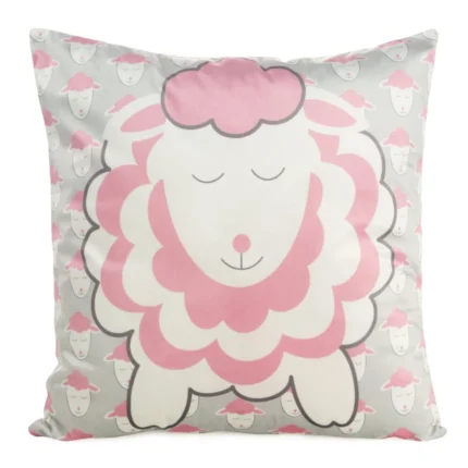 Poszewka D91/po/kids/7a 45x45 Velvet/sre+róż popielaty