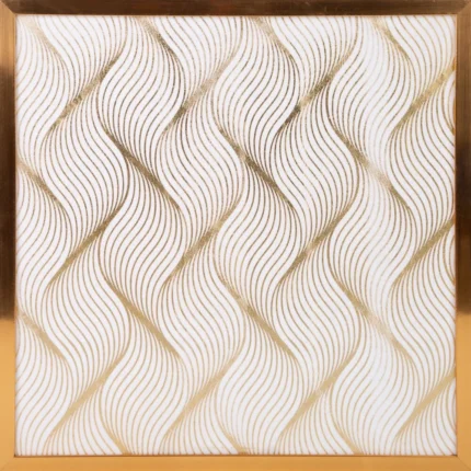 Obraz Blanca3 53 X 53 CM biały/zł