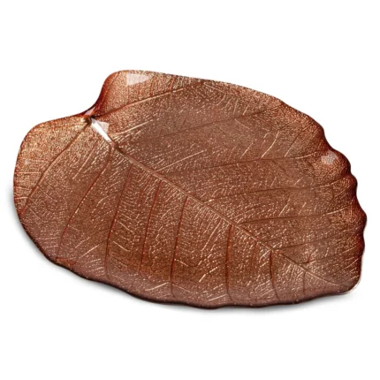 Szkło -Patera Emma 28 X 25 X 2 CM Miedziany