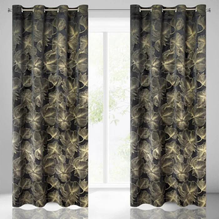 Zasłona gotowa Stella 140 X 250 CM czarny