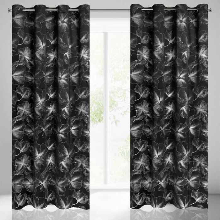 Zasłona gotowa Stella 140 X 250 CM czarny