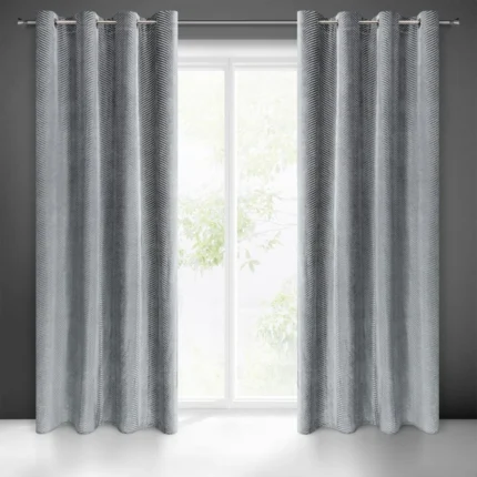 Zasłona gotowa Lussi 140 X 250 CM stalowy