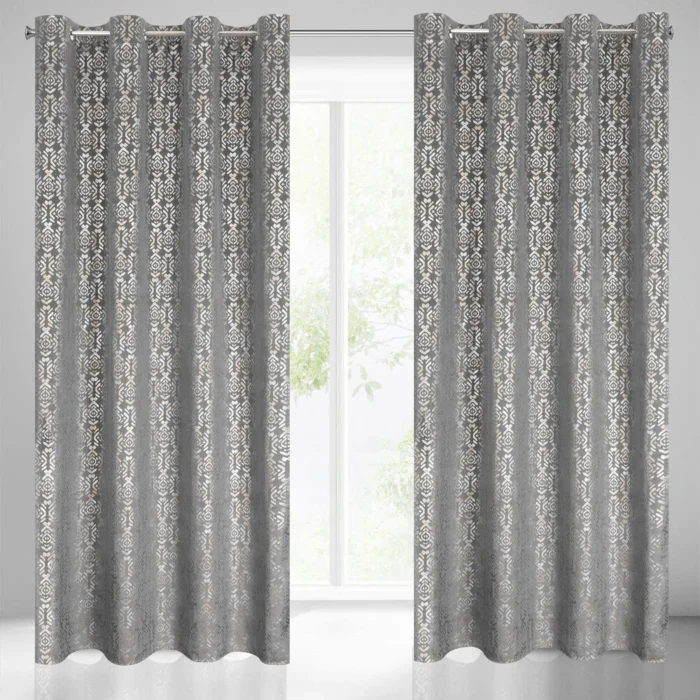 Zasłona gotowa Laura 140 X 250 CM stalowy