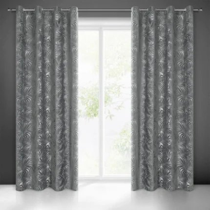 Zasłona gotowa Livia 140 X 250 CM stalowy