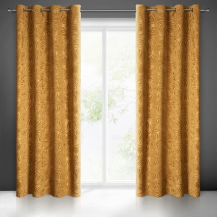 Zasłona gotowa Livia 140 X 250 CM Złocisty