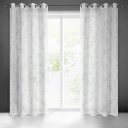 Zasłona gotowa Fiore 140 X 250 CM biały
